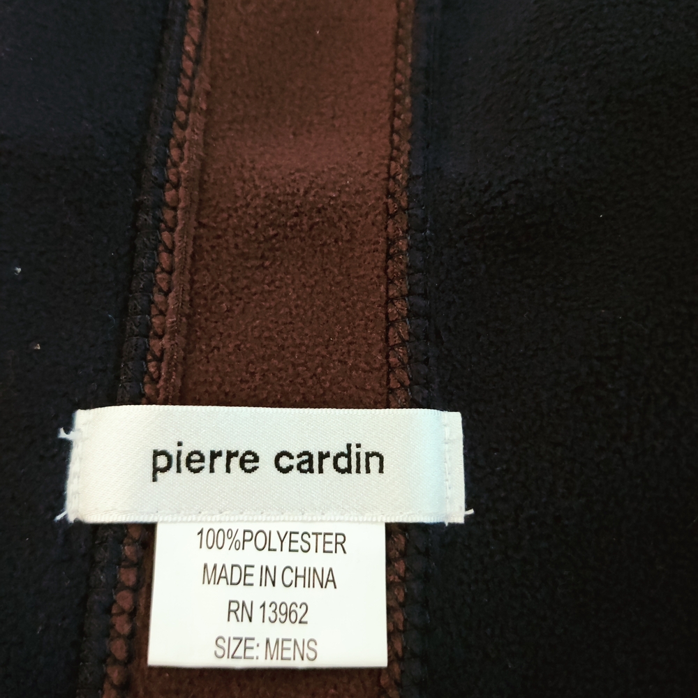 Pierre Cardin Black and Brown 68 Inch Scarf Brown And Navy Super Soft